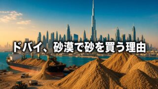 ドバイが砂漠で「砂」を買う理由。スマホもAIも「砂の城」に過ぎない【『Material World』1/3】