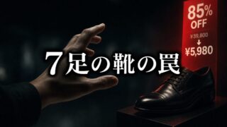 7足の靴の罠。「安物買い」があなたの購買行動を誘導する【『ファストファッション』2/3】