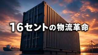 「5.83ドル」を「16セント」にした男。業界の常識を箱詰めにして沈めろ【『コンテナ物語』1/4】