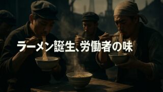 なぜ工場労働者はラーメンを選んだのか【『ラーメンの語られざる歴史』2/6】